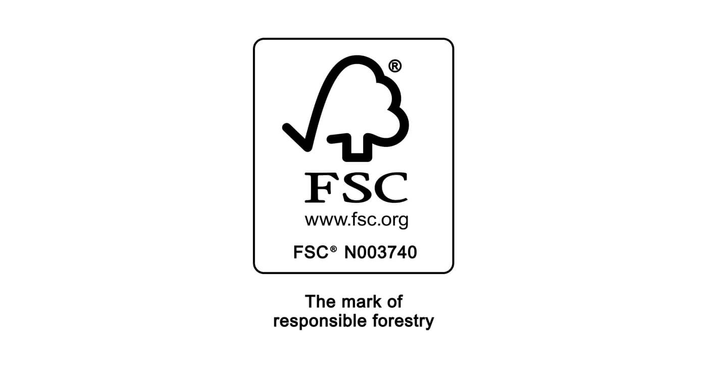 FSC N003740 - The mark of responsible forestry