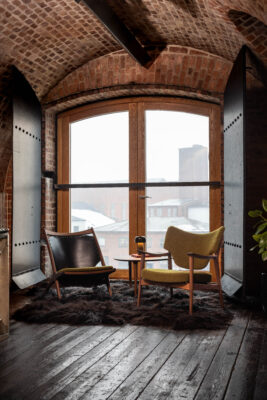Preus Museum, Krysset lounge chair, Evja coffee table & Veng lounge chair